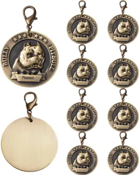 10  3D  ID  placas para Perros ()
