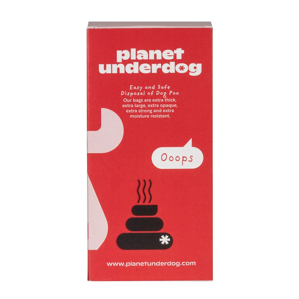 120 Compostable Dog POOP BAGS - Red Box
