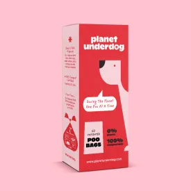 120 Compostable Dog POOP BAGS - Red Box