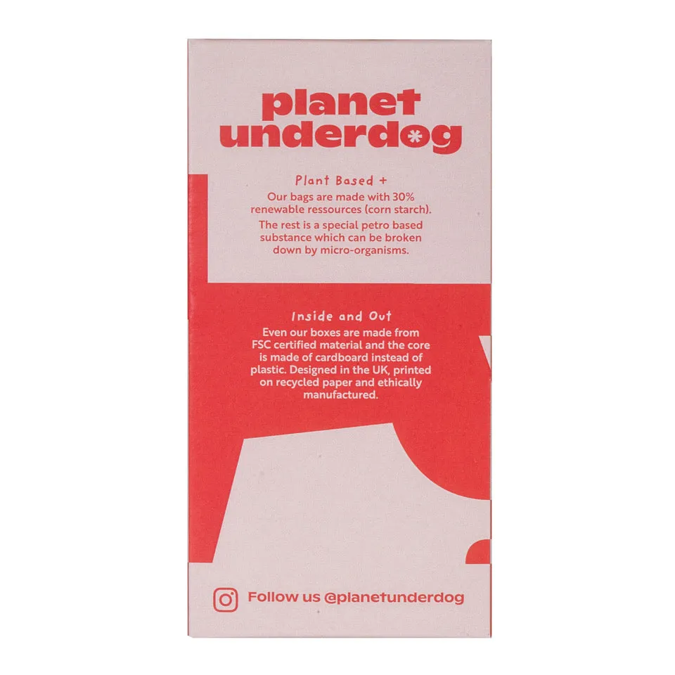120 Compostable Dog POOP BAGS - Red Box