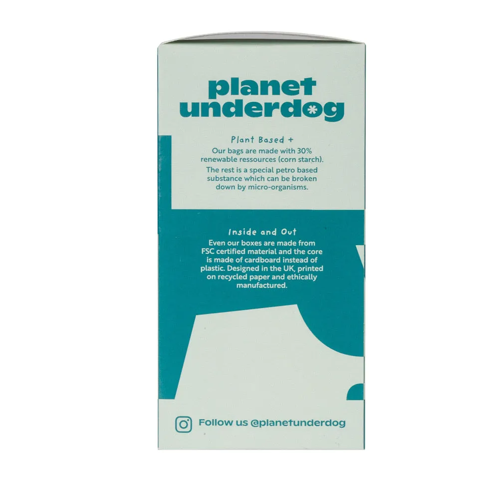 120 Planet Underdog Compostable Dog Poop Bags - Green Box