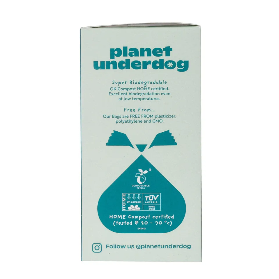 120 Planet Underdog Compostable Dog Poop Bags - Green Box