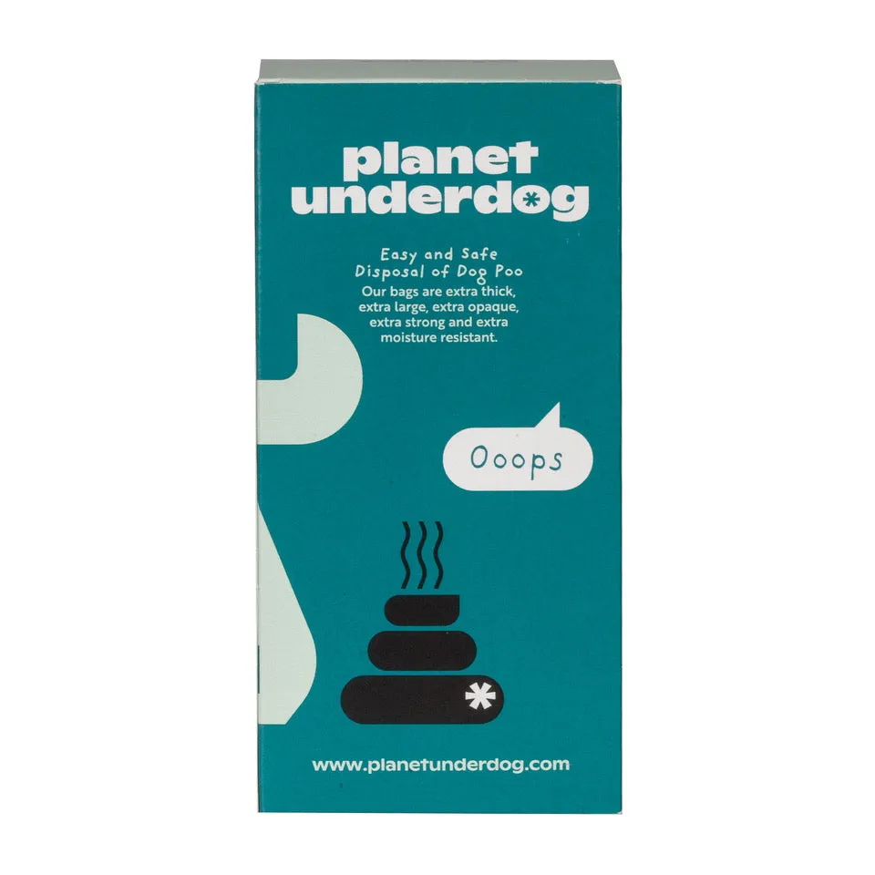 120 Planet Underdog Compostable Dog Poop Bags - Green Box