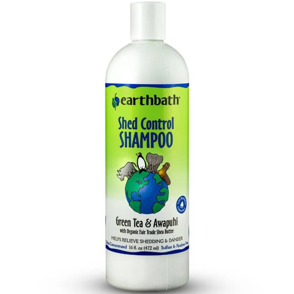 20% OFF: Earthbath Green Tea & Awapuhi Shed Control Shampoo 16oz
