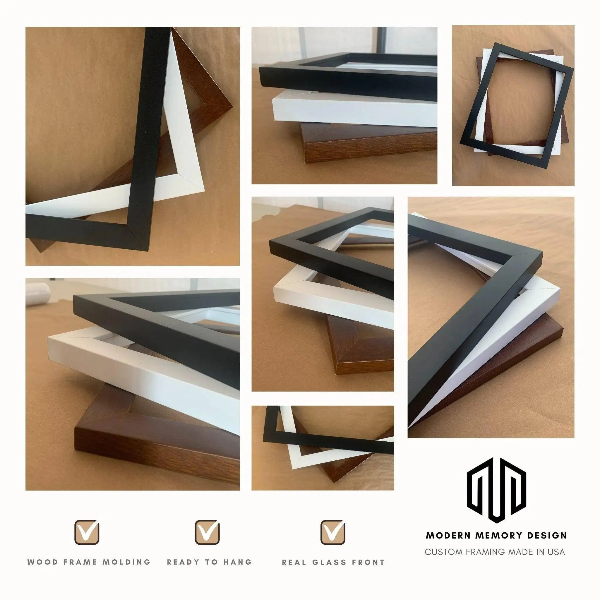 4x5 White Picture Frame For 4 x 5 Poster, Art & Photo