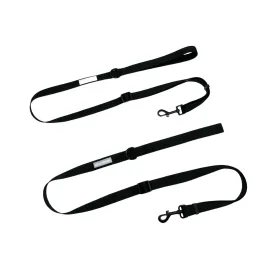 Adjustable Dog Leash | Solid Black