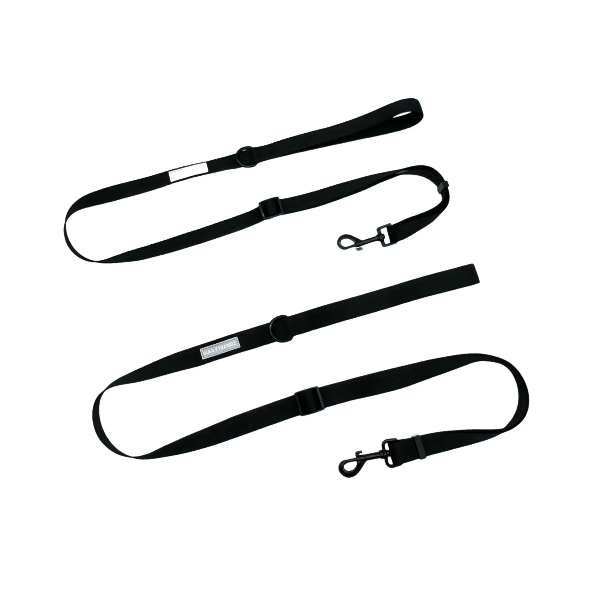 Adjustable Dog Leash | Solid Black