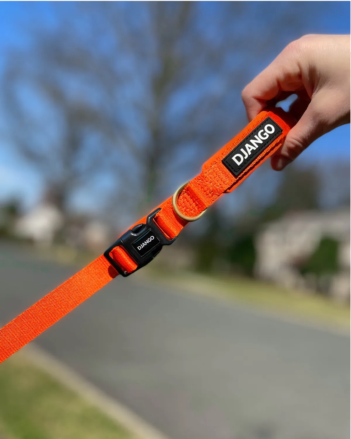 Adjustable Hands-Free Adventure Dog Leash - Sunset Orange
