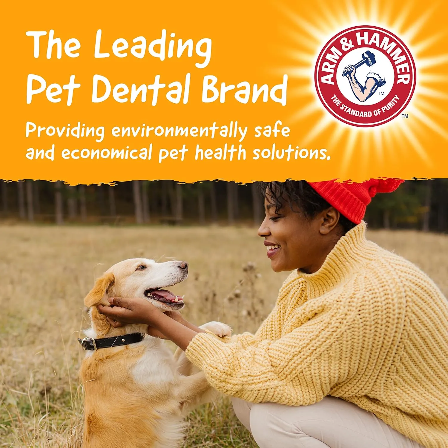 Arm & Hammer for Pets Barkies Classic Bone Compressed Wood Collection, 5 Inch Peanut Butter Flavored Wood Blend Chew Toy| Faux Stick, Splinter-Free, Safer & Durable Alternative to Chewing Sticks