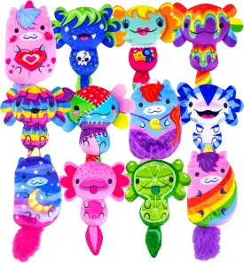 Axolotls vs Unicorns Plushies - Series A 3-Pack Mystery Bags | Super Soft 4" Bean-Filled Plush Collectibles | Perfect for Kids, Teens, & Collectors (Characters Will Vary)