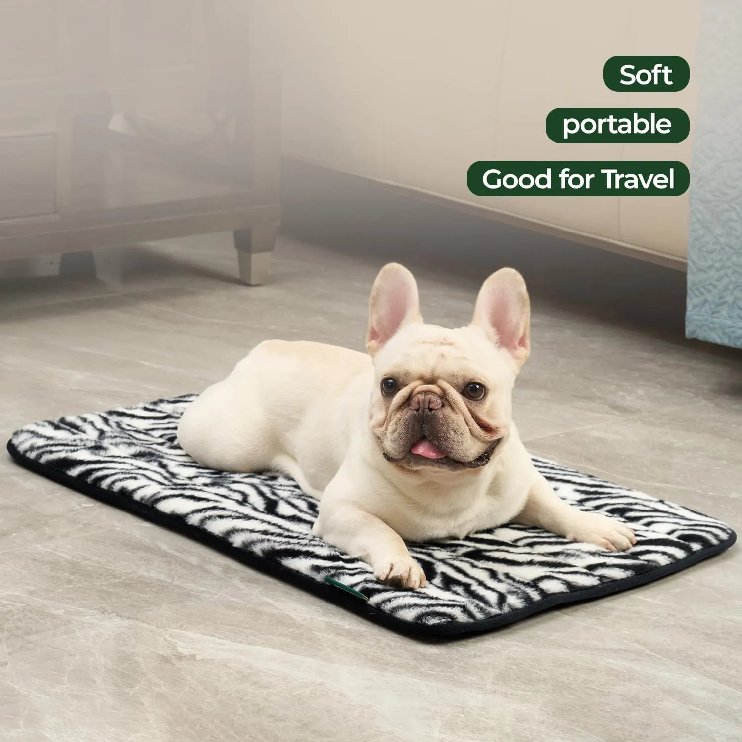 BALANCE Dog Crate Pad, Dog Foam Crate Mat Kennel Pad, Washable Pet Bed Flat Dogs Cage Mat for Large Dogs