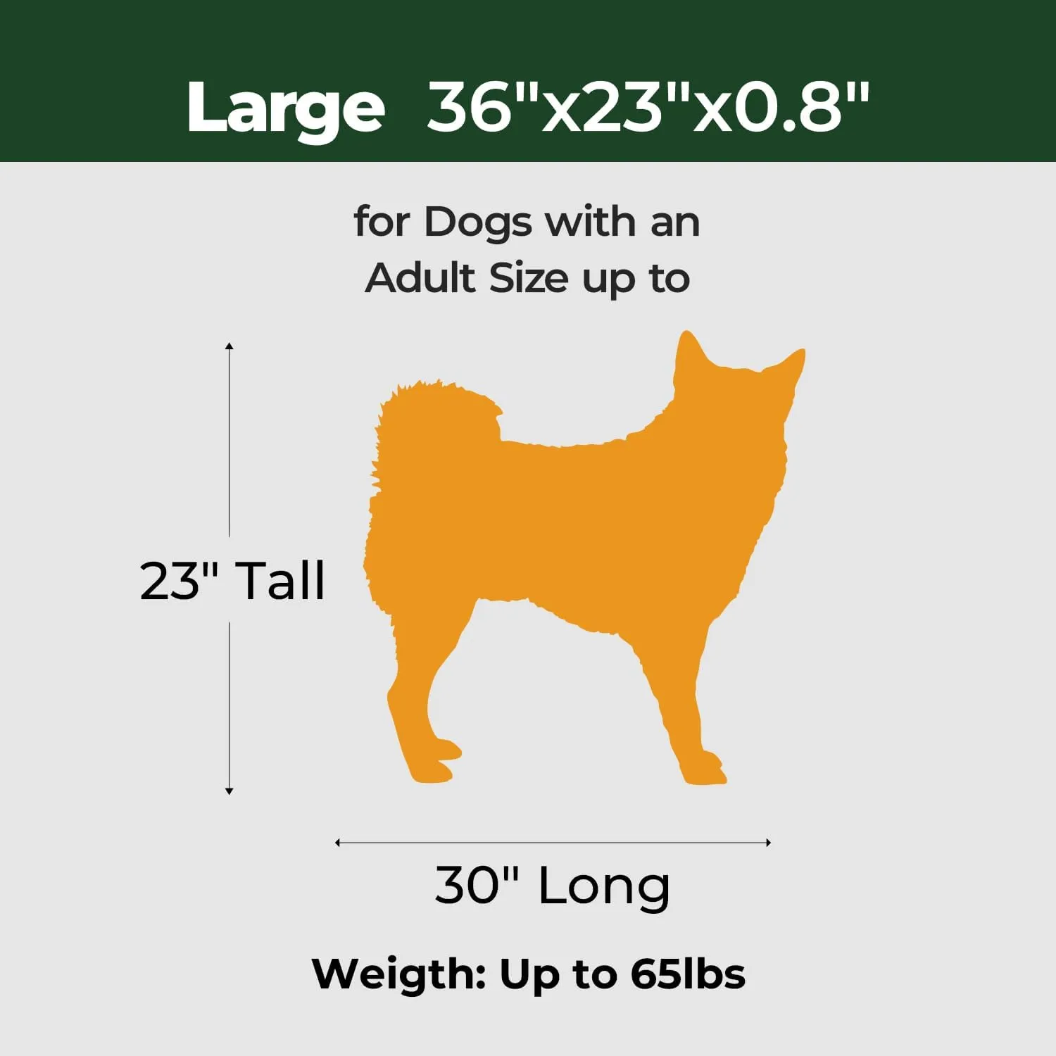 BALANCE Dog Crate Pad, Dog Foam Crate Mat Kennel Pad, Washable Pet Bed Flat Dogs Cage Mat for Large Dogs
