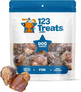 Beef Knee Caps for Dogs  (30 Count) Premium Knee Bone Treats, Protein-Packed Knee Cap Bones, Natural Grass Fed Savory Beef Treat, Easily-Digestible for Dogs