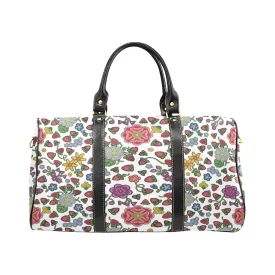 Berry Pop White Waterproof Travel Bag