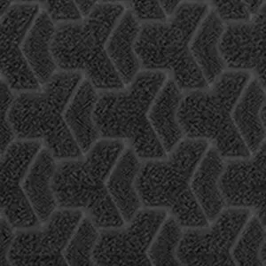 Best Memory Foam Bath Mat Set 24''x17'' Black Door Mat