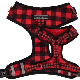 Big & Little Dogs Plaid to the Bone Adjustable Harness