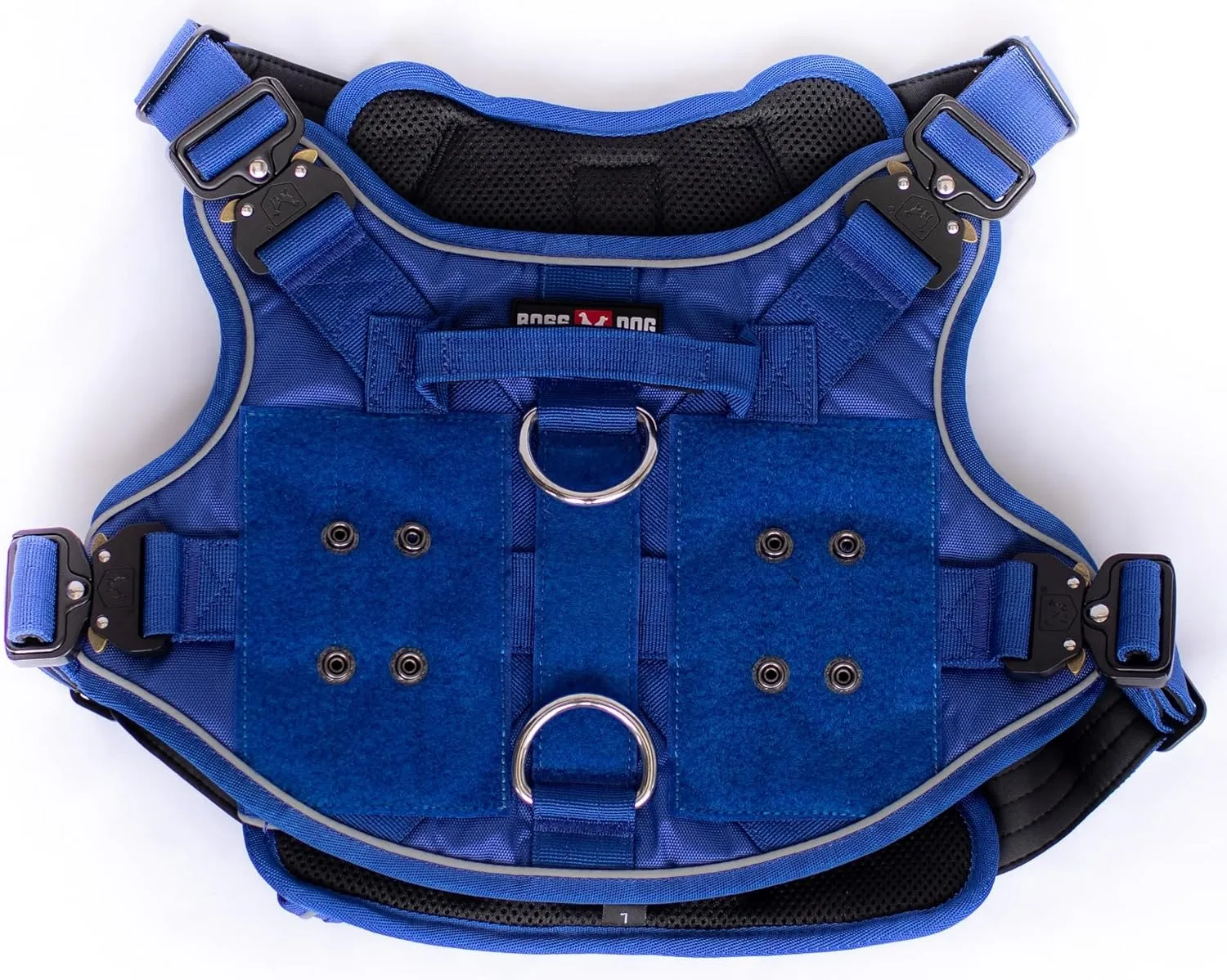Boss Dog Tactical Harness, Blue, Medium