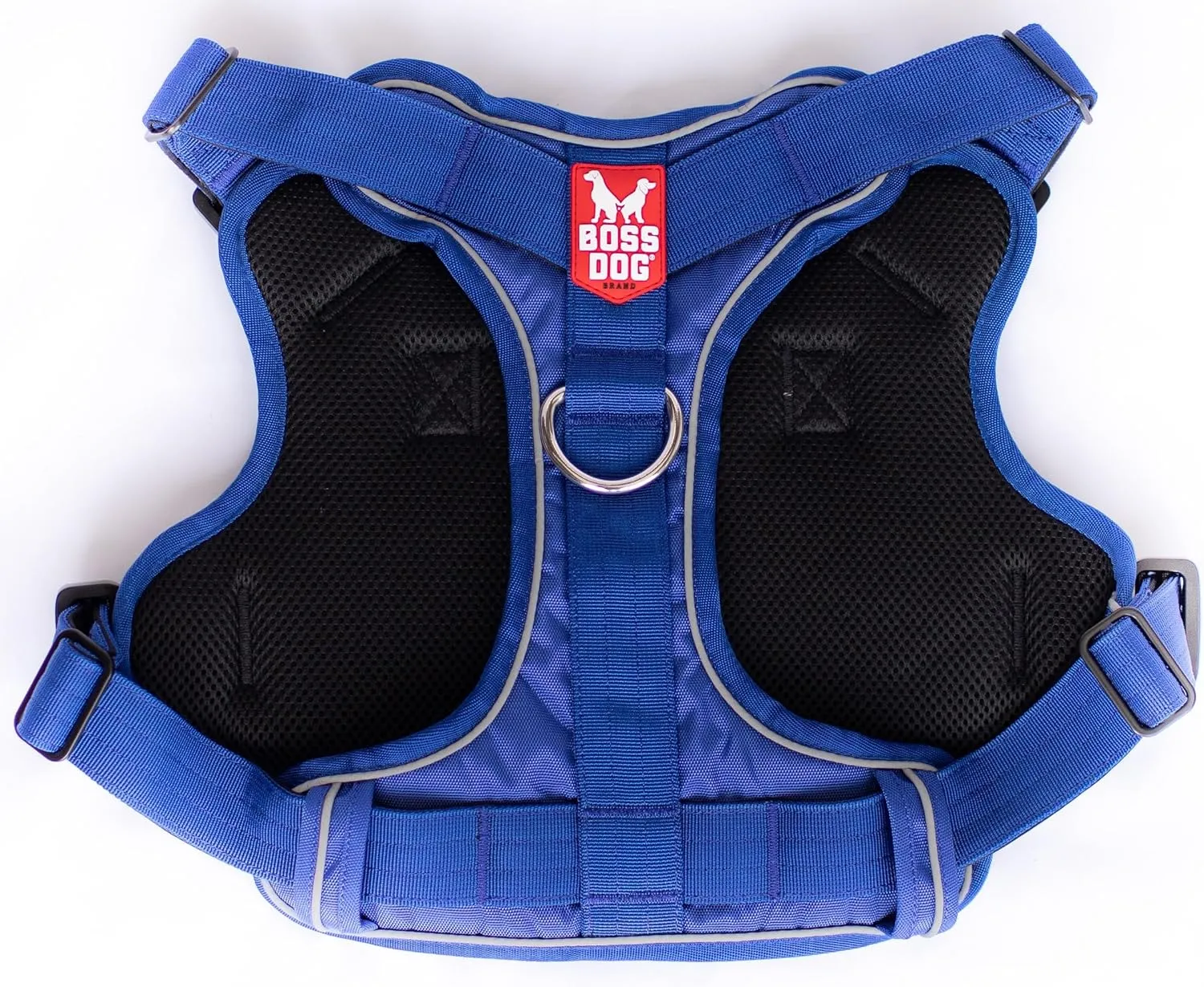 Boss Dog Tactical Harness, Blue, Medium
