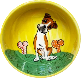 Boxer's Delight Whimsical Treat Bowl