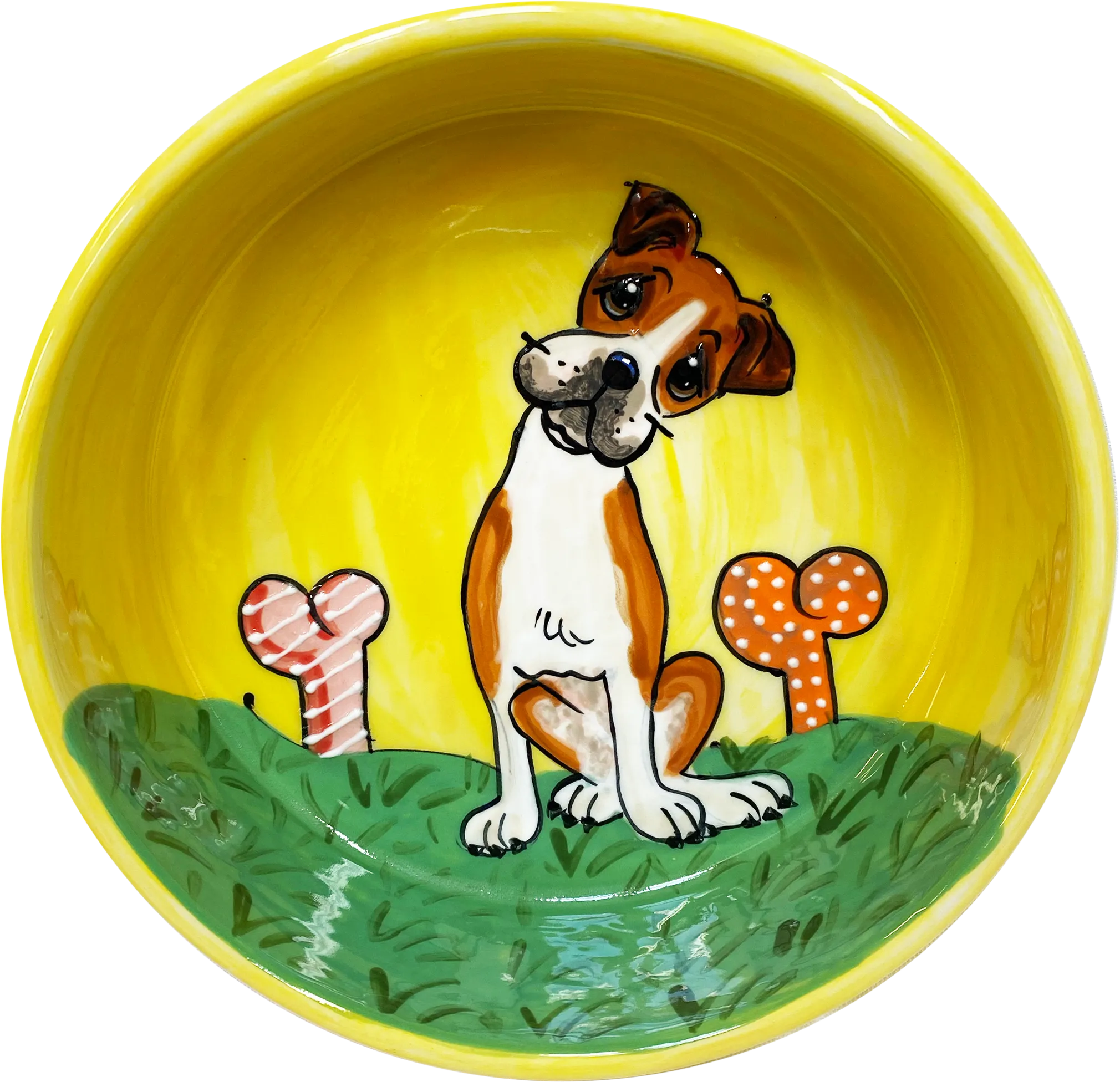 Boxer's Delight Whimsical Treat Bowl