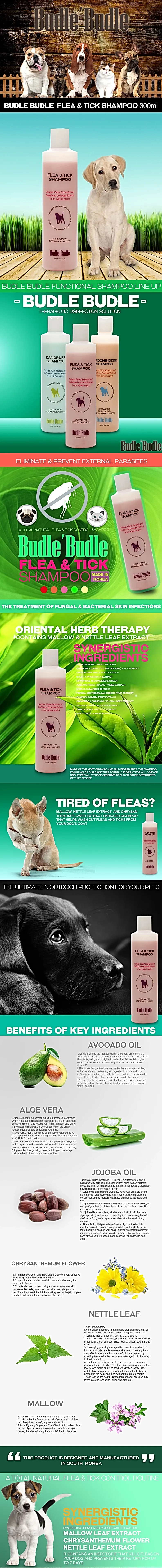 Budle Budle Flea & Tick Shampoo 300ml
