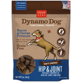 Cloud Star Dynamo Dog Bacon & Cheese Hip and Joint Soft Chews Dog Treats 5oz