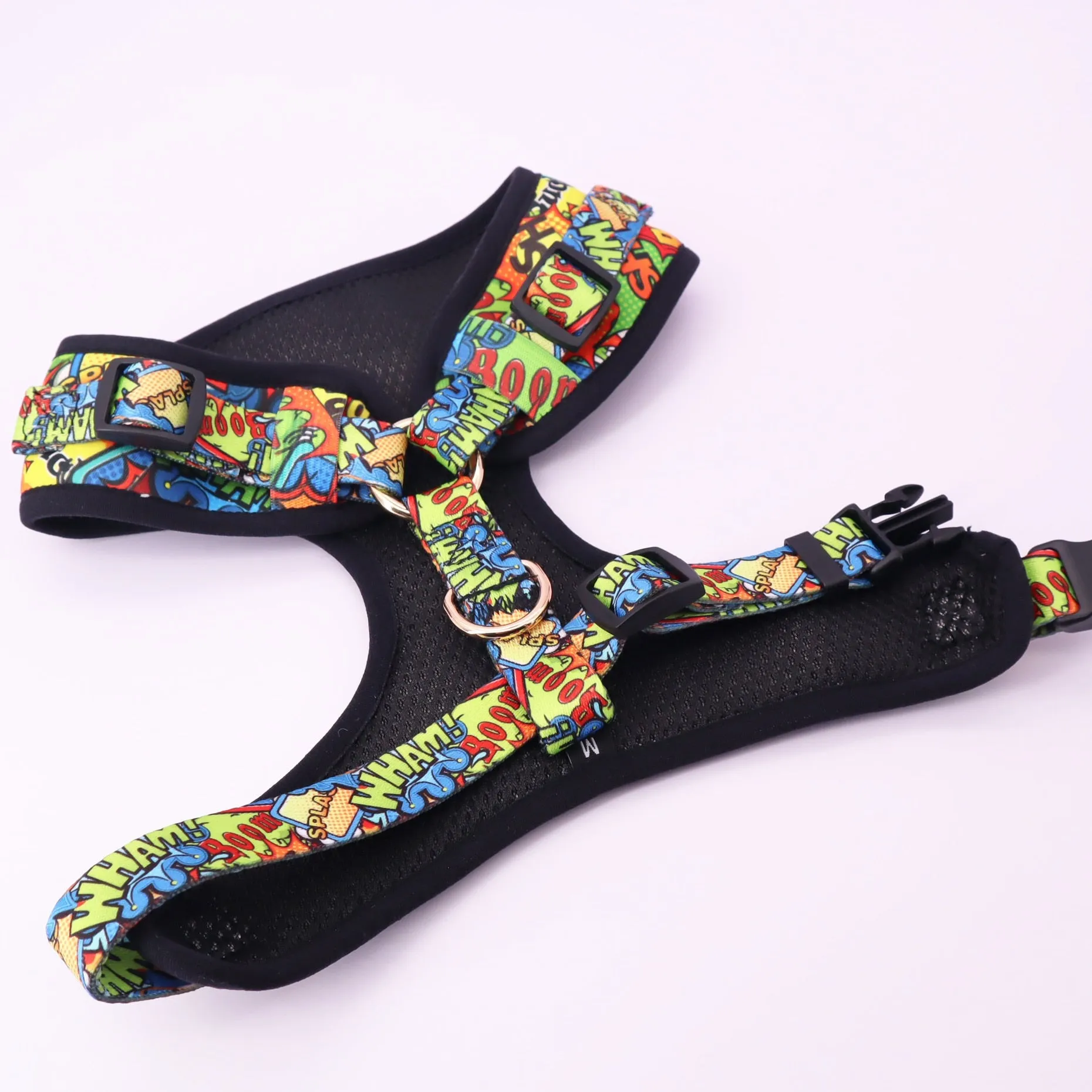 Crash Design Dog Harness Leash and Poop Bag Set