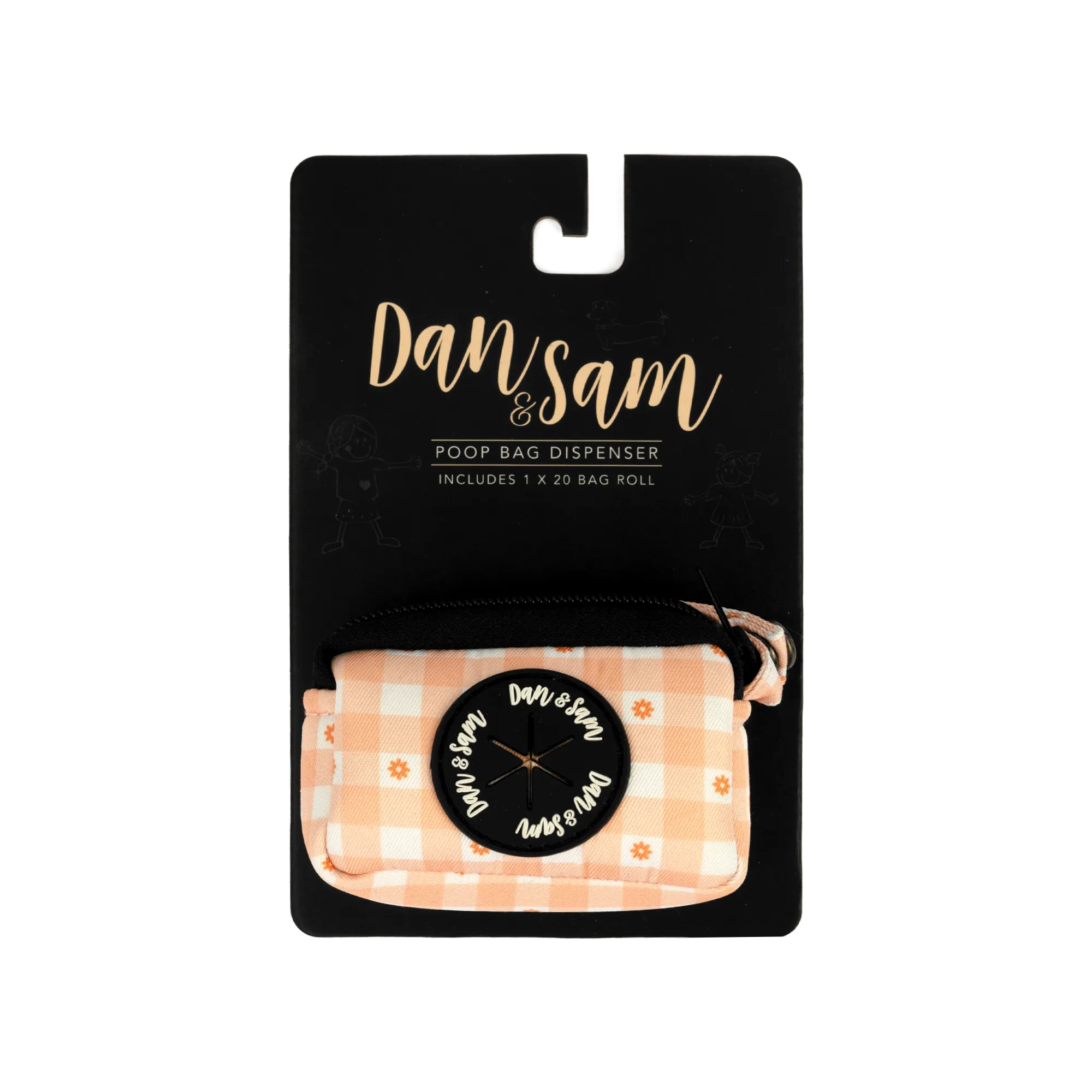 Dan & Sam - Poop Bag Dispenser (Daisy Picnic)