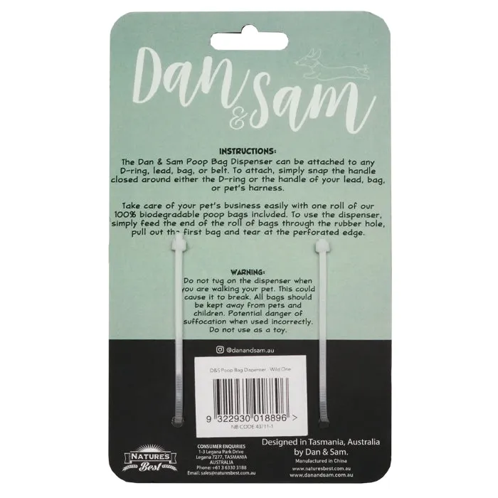 Dan & Sam - Poop Bag Dispenser (Wild One)