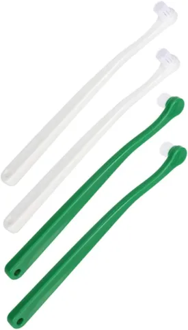 Didiseaon Ergonomic Handle Pet Oral Cleaning Brush Cat Toothbrush and Pet Toothpaste Kit Small Head Design