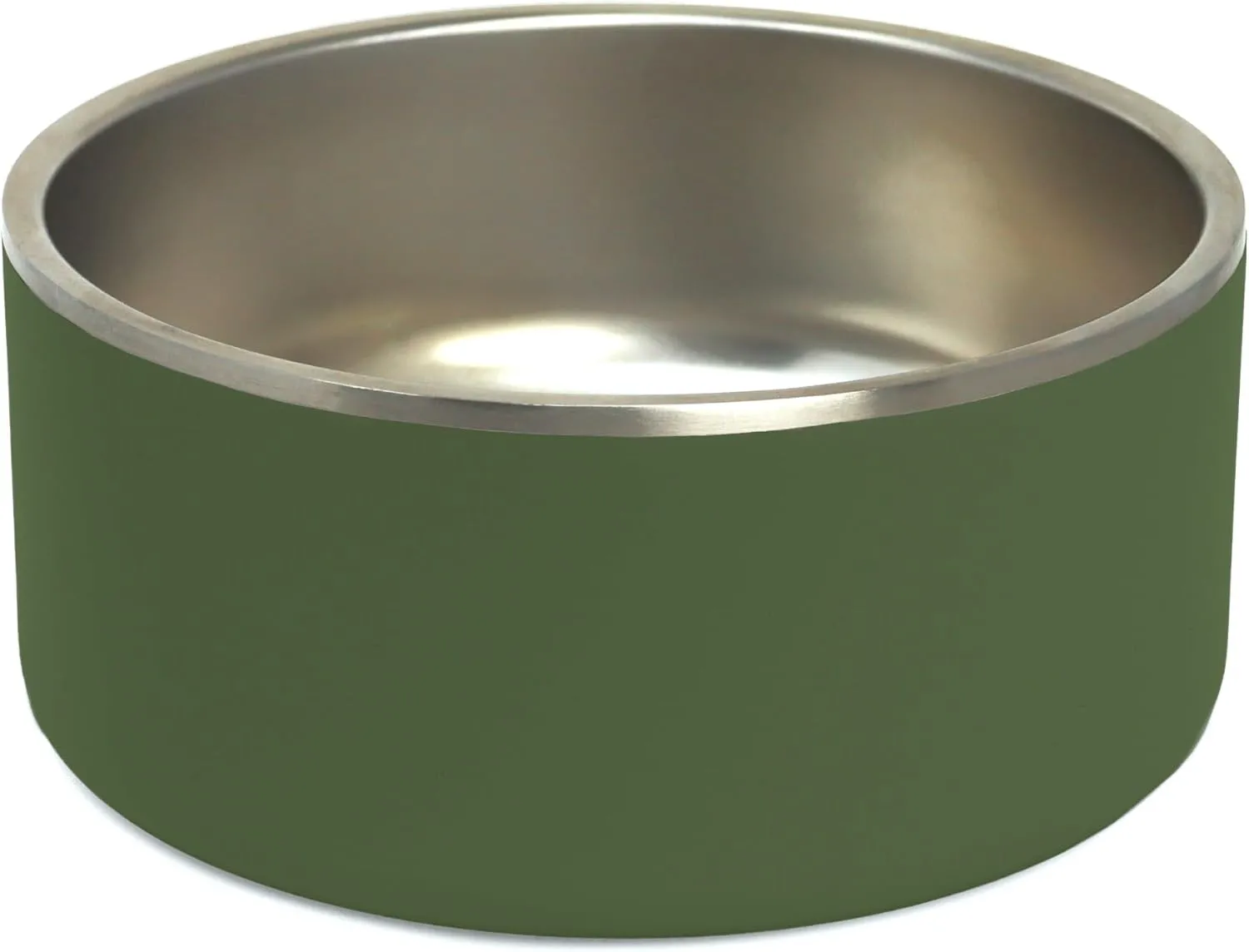 Durango Insulated Stainless Steel Dog Bowl with Nonslip Base, 64 oz. (8 Cup Capacity), Cactus Green Color