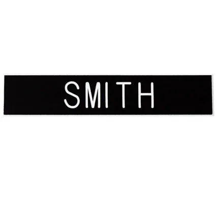 Engraved Plastic Military Name Plates