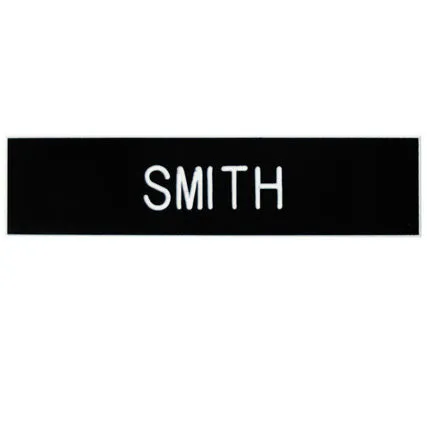 Engraved Plastic Military Name Plates