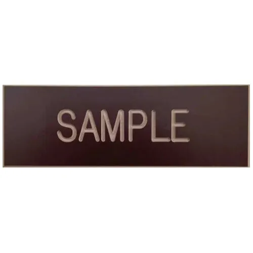 Engraved Plastic Military Name Plates