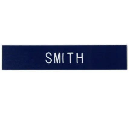 Engraved Plastic Military Name Plates