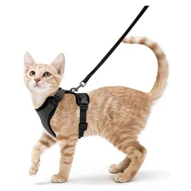 Escape-Proof Cat Harness and Leash – Soft Adjustable Vest for Walking