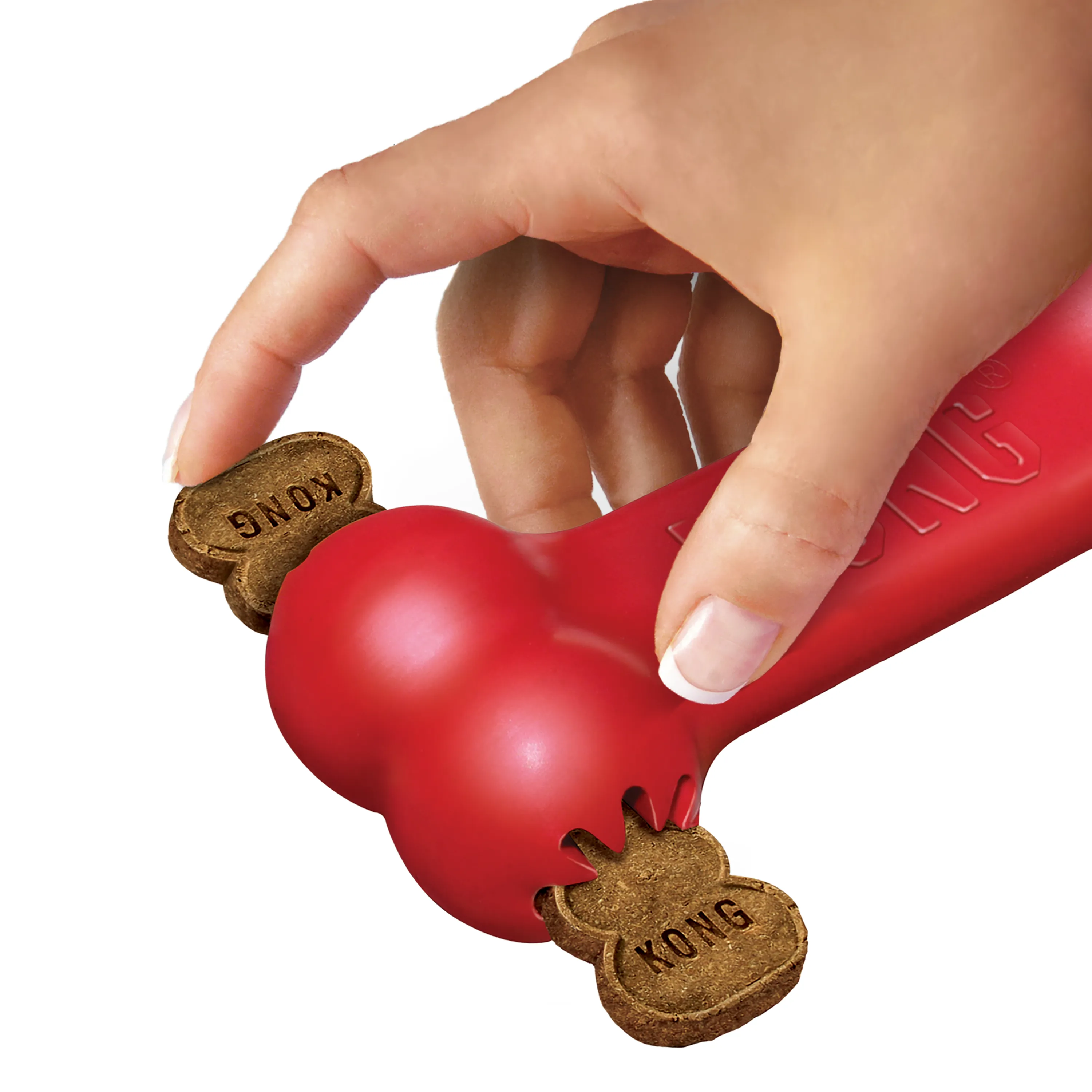 Goodie Bone Dog Toy Red - Medium