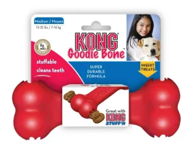 Goodie Bone Dog Toy Red - Medium