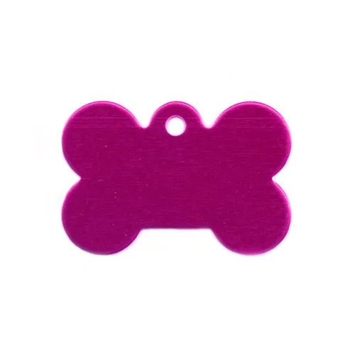 ID Name Tag Bone Pink