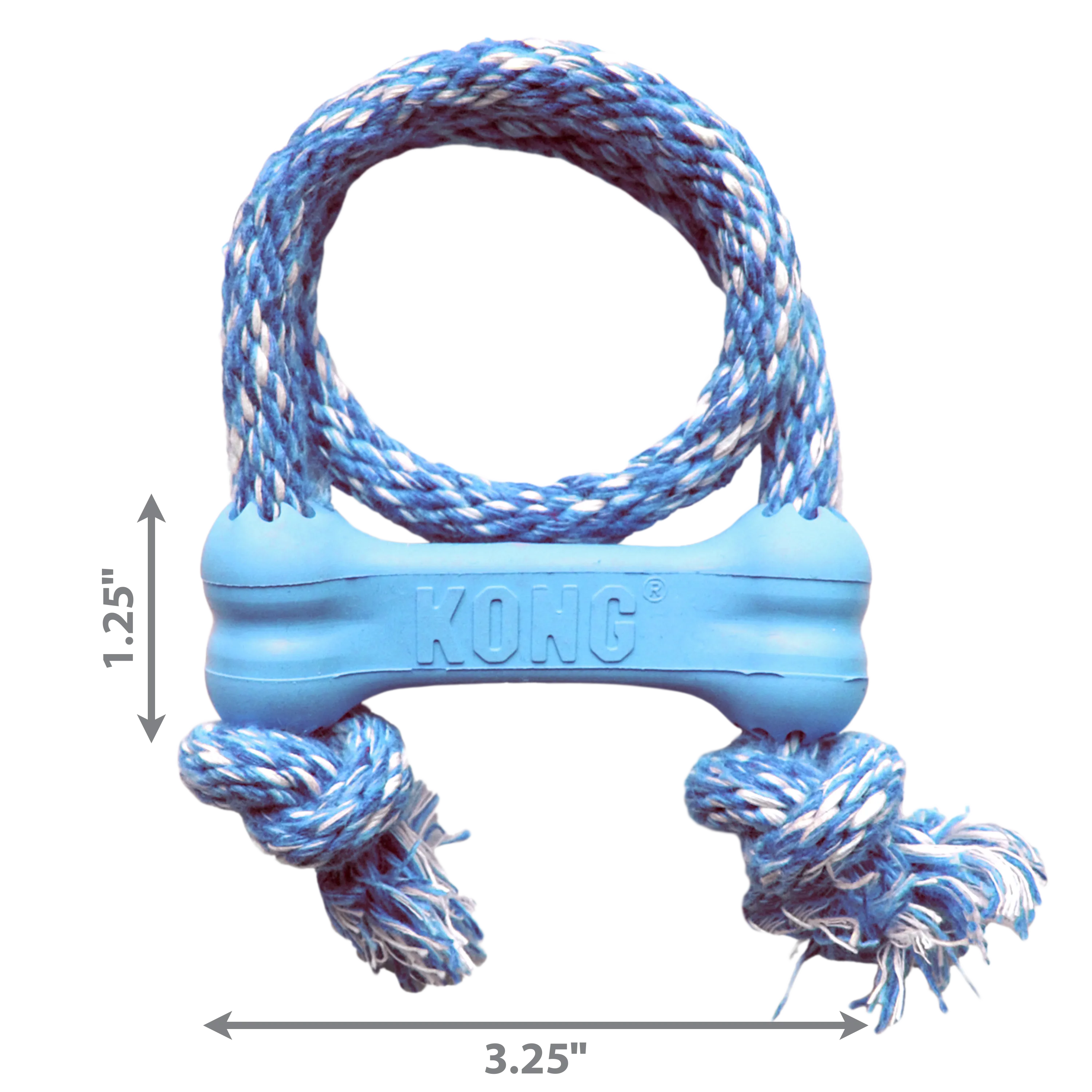 KONG Puppy Goodie Bone with Rope