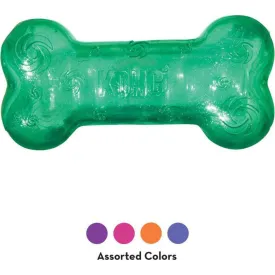 KONG SQUEEZZ CRACKLE BONE (LG, ASSORTED)