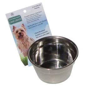 Lixit Stainless Steel Crock Bowl - 10 oz