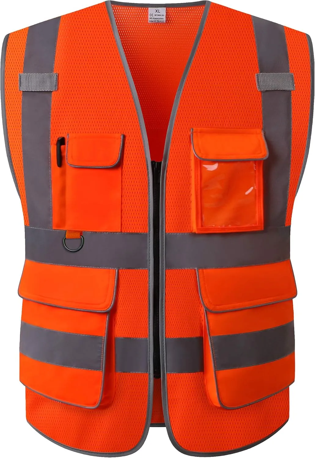 LOHASPRO Safety Vest High Visibility - Mesh Reflective Vest with Pockets for Men & Women - ANSI/ISEA Standards