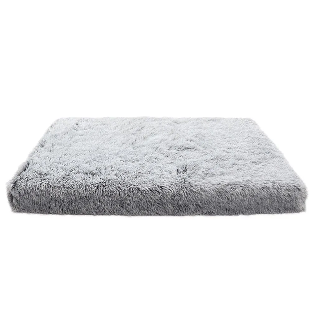 Long Plush Pet Mattress with Removable Washable Cover