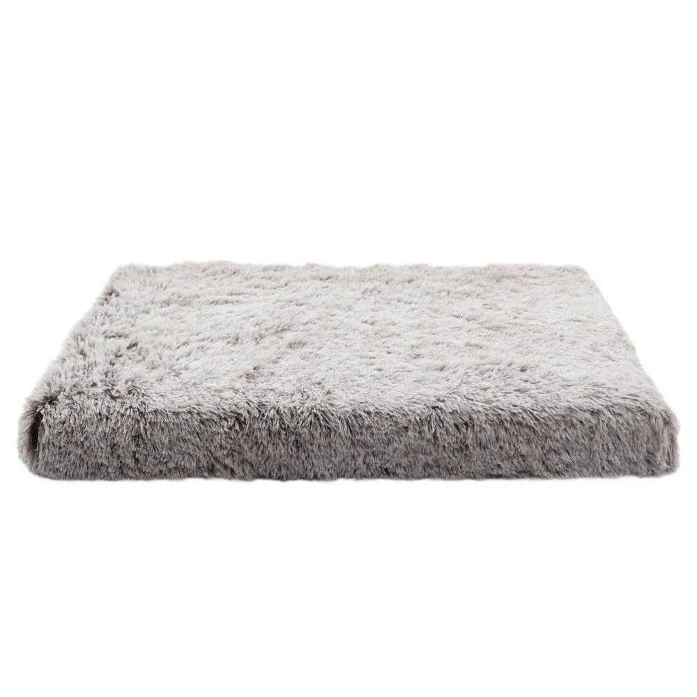 Long Plush Pet Mattress with Removable Washable Cover