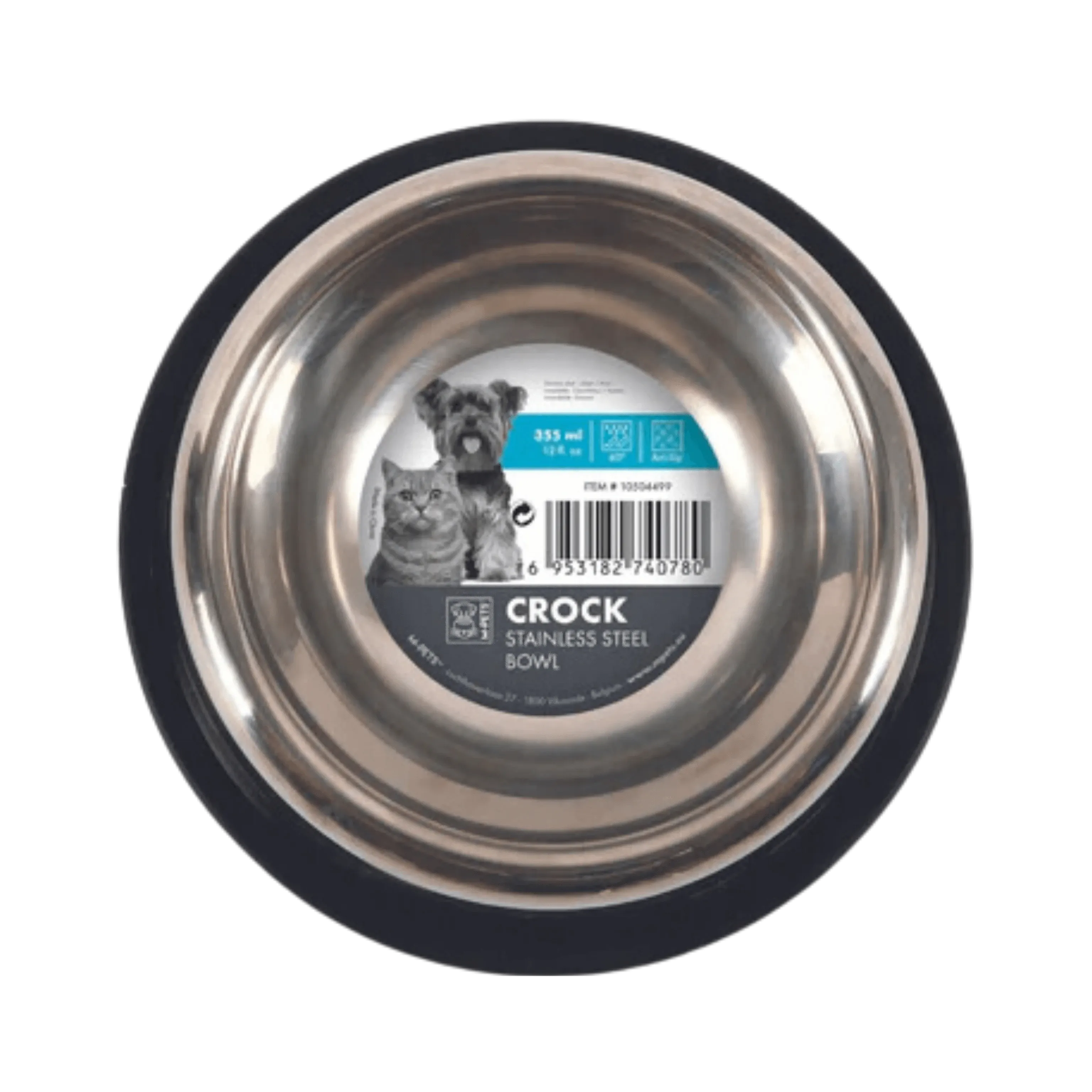 M PETS CROCK STAINLESS STEEL BOWL (S)