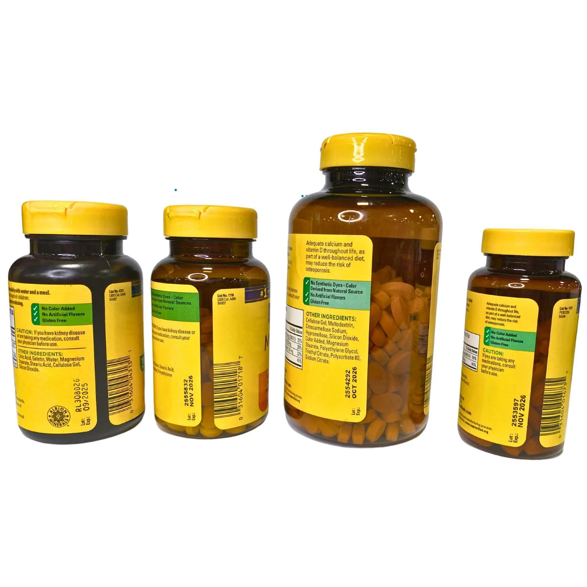 Nature Made Magnesium & Calcium Assorted Mix includes (30 Pcs Lot)