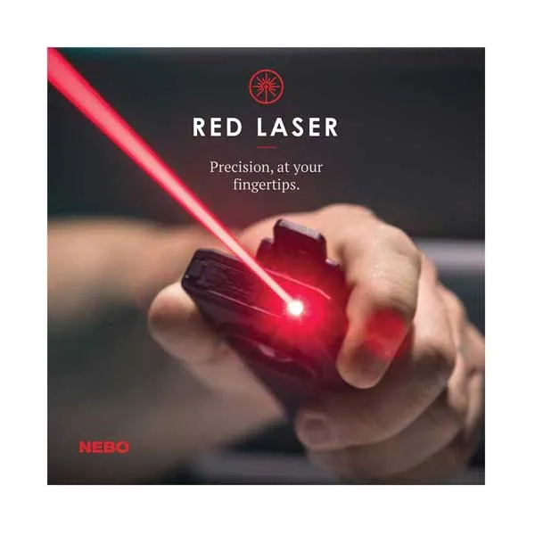 NEBO 6859 SLIM  700-Lumen Rechargeable Power Bank Pocket Light with Built-In Red Laser Pointer