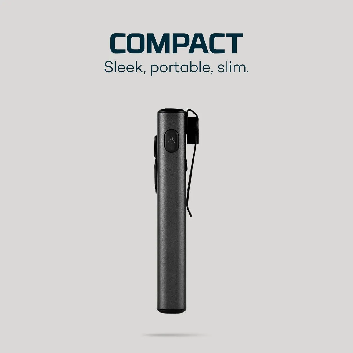 Nebo SLIM  1200 - Powerful Rechargeable Pocket Light with Laser Pointer and Power Bank