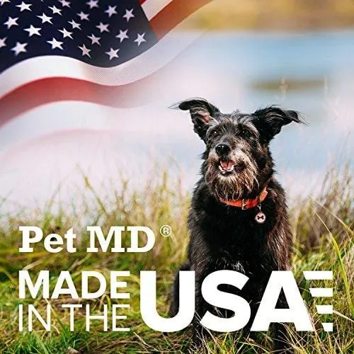 Pet MD - Oatmeal Dog Shampoo Cats and Dogs for Itch Relief and Moisturizer for Dry Skin and Coat - 16 Oz